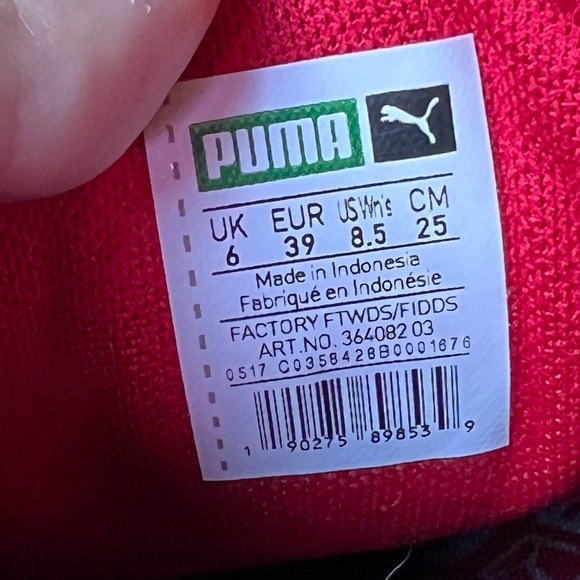 PUMA WOMEN'S BASKET HEART DE
SNEAKERS BOW LACES. - Picture 3 of 17